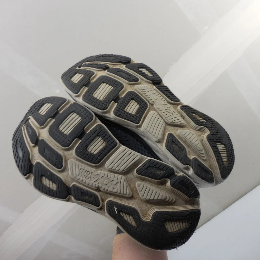 Hoka One One Bondi 7 Grey‎ Road Running Shoes Sneakers Mens Size 8.5E